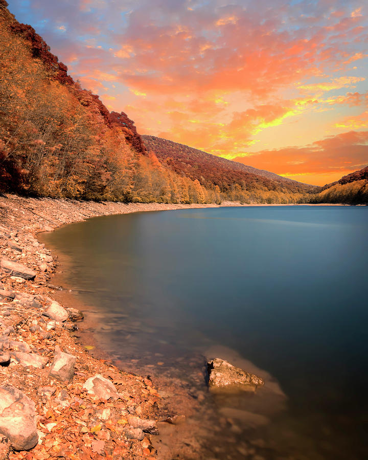 Laurel Creek Reservoir Photograph by Rusty Glessner - Fine Art America