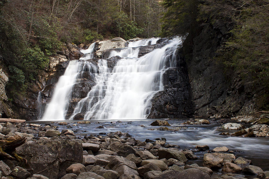 Laurel Falls in Spring #1 Photograph by Jeff Severson