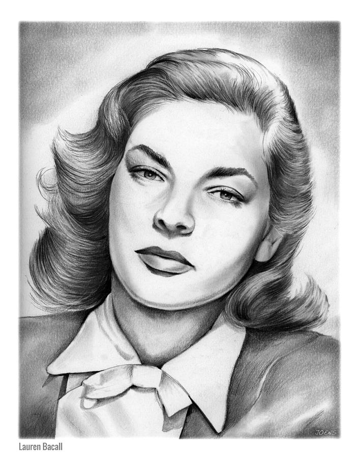 Lauren Bacall Drawing