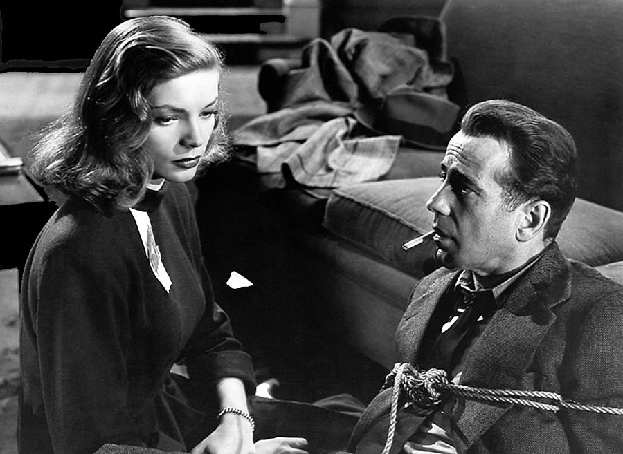 Lauren Bacall Humphrey Bogart Film Noir classic The Big Sleep 1 1945-2015 Photograph by David Lee Guss