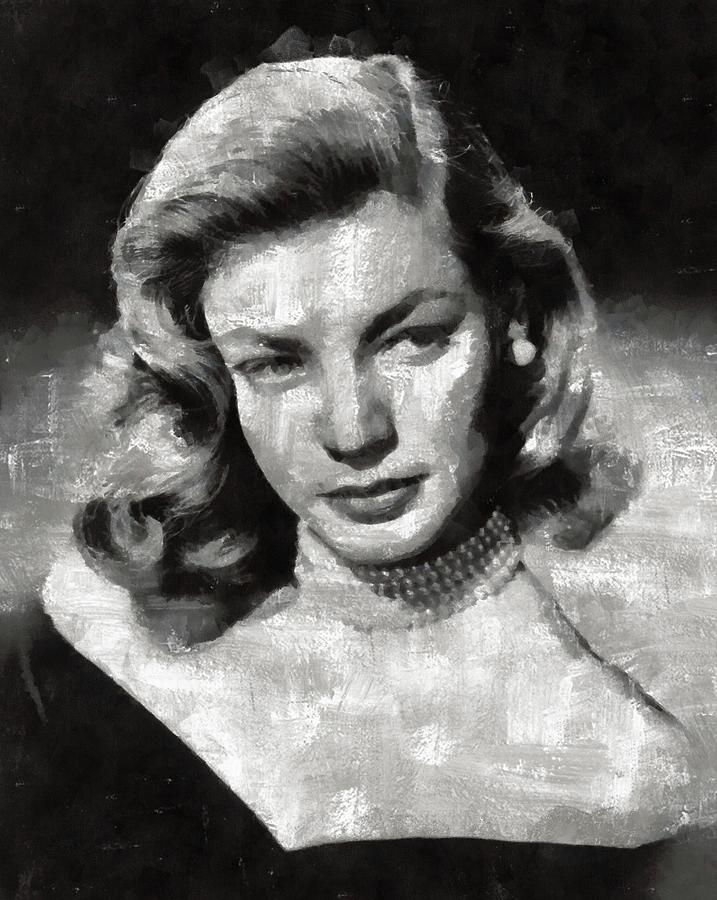 Lauren Bacall Painting