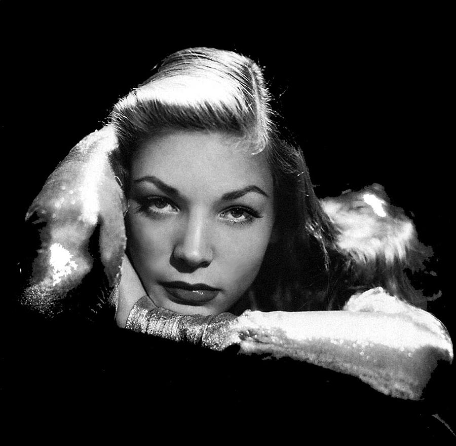 Lauren Bacall Warner Brothers publicity photo c.1945 Photograph by David Lee Guss