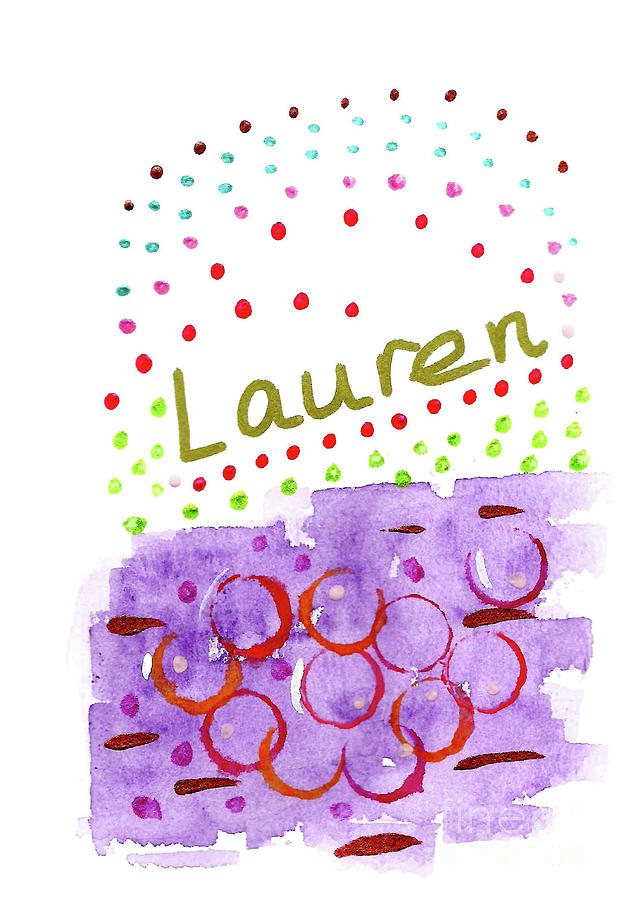 Lauren Painting by Corinne Carroll