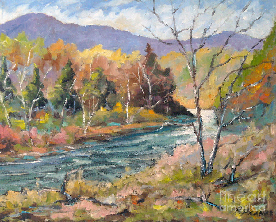 Laurentian Hills Painting by Richard T Pranke