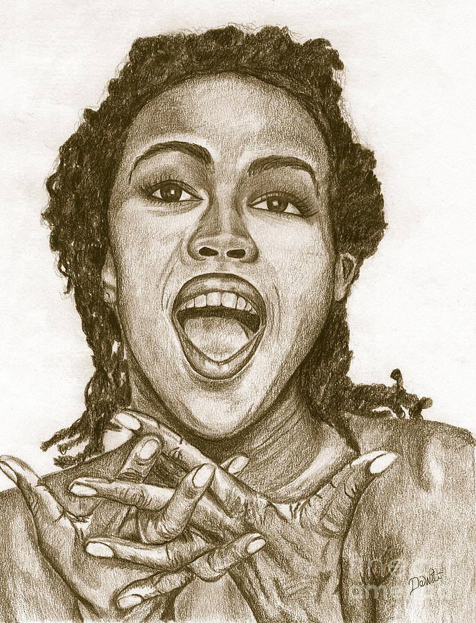 Lauryn Hill Painting - Lauryn Hill by Debbie DeWitt