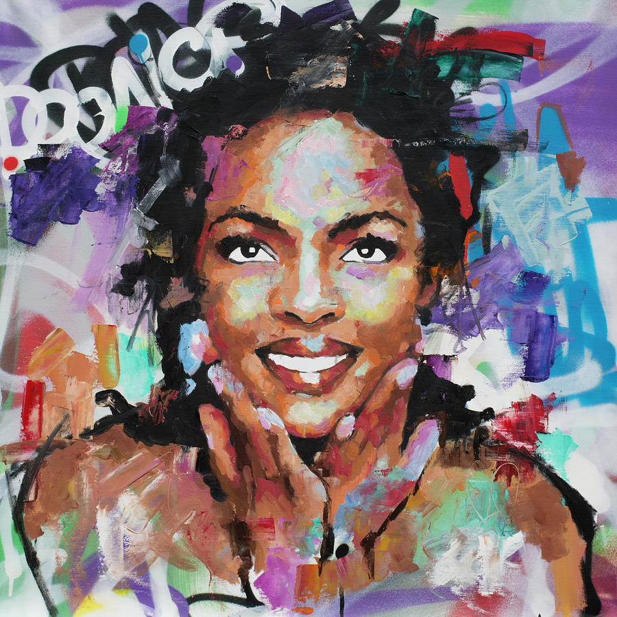 Lauryn Hill Painting by Richard Day