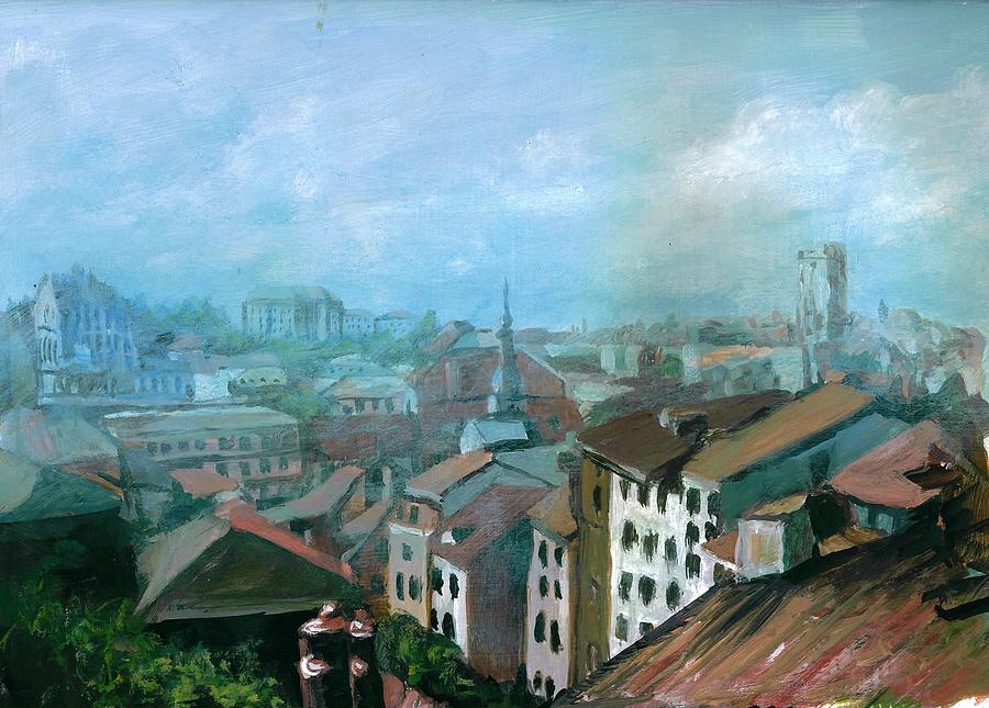 Lausanne Painting by John Edwe