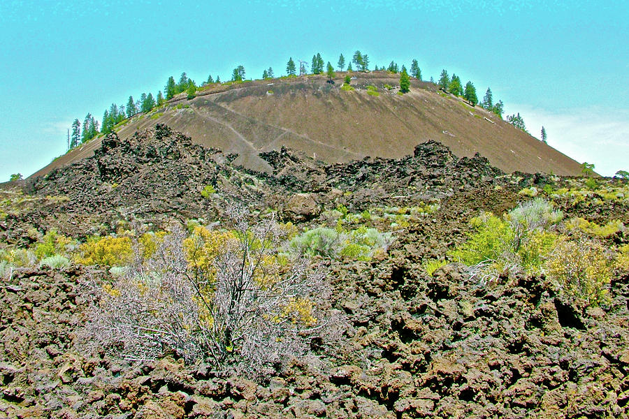 Lava Butte in Newberry National Volcanic Monument, Oregon Photograph by Ruth Hager