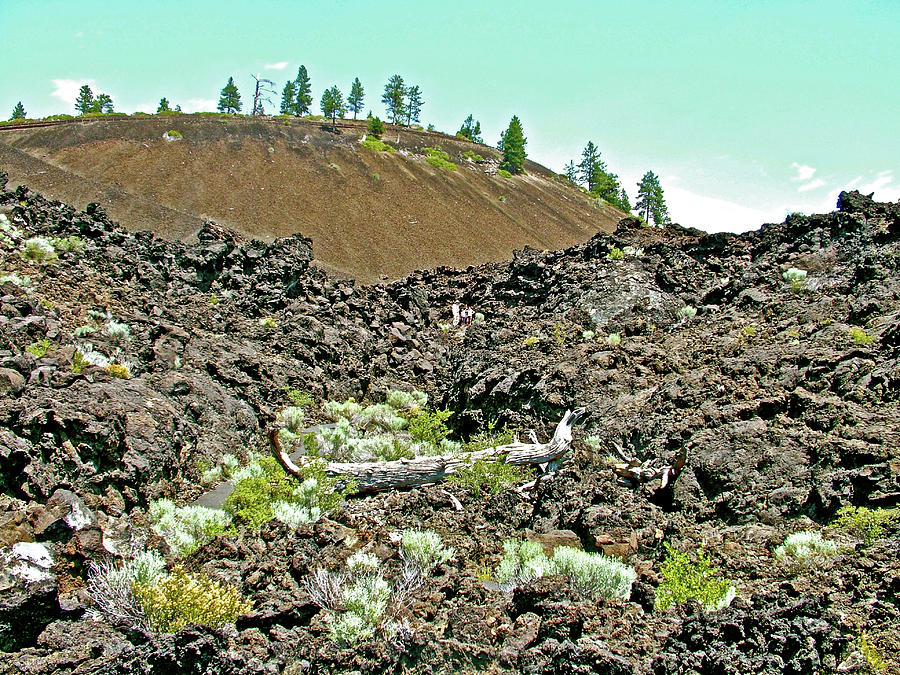 Lava Butte, Trail of Molten Land in Newberry National Volcanic Monument, Oregon  Photograph by Ruth Hager