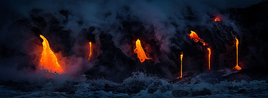 Lava Drips Photograph by Micah Roemmling
