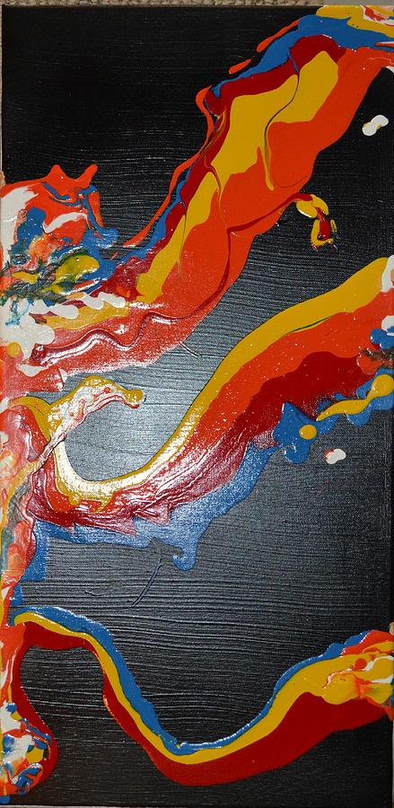 Lava Flow Painting by Martin Schmidt
