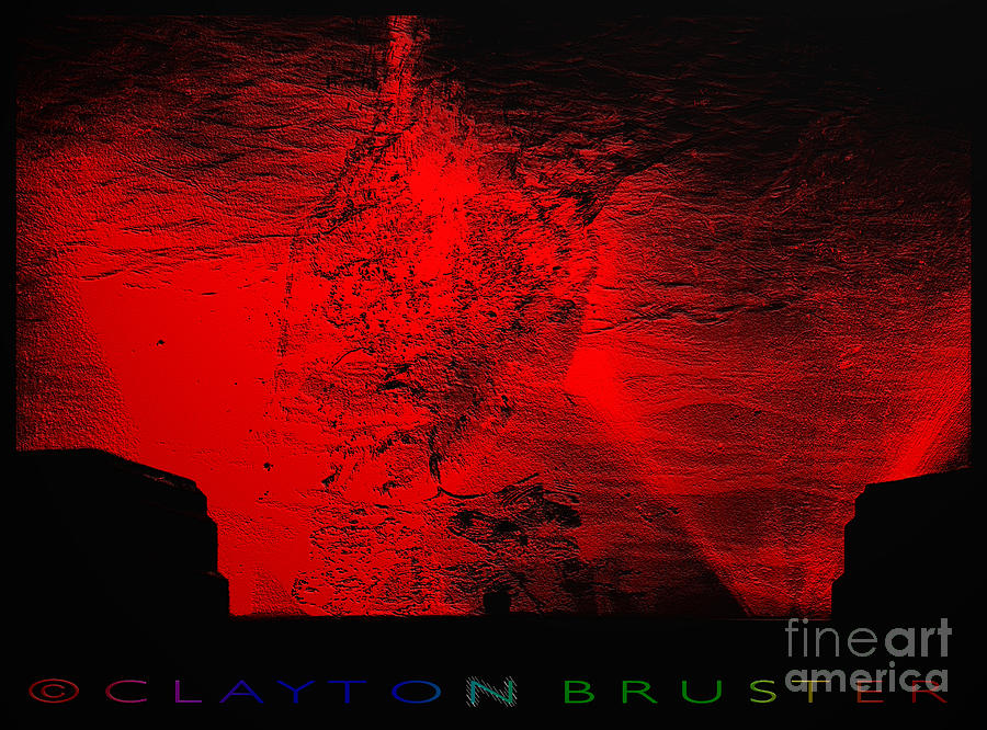 Lava Fountain Digital Art by Clayton Bruster