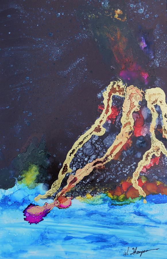 Lava Glow Painting by Warren Thompson