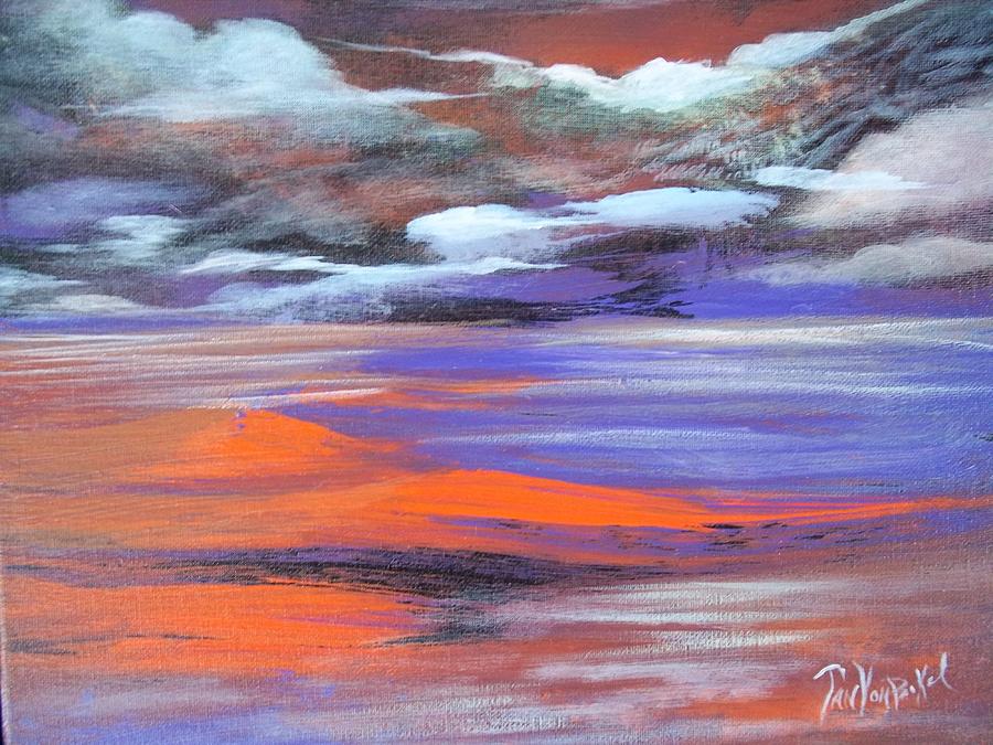 Lava Lagoon Painting by Jan VonBokel