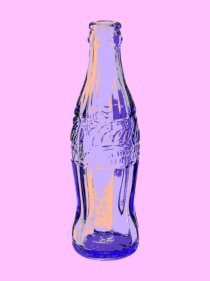 Lavender Coke Bottle Photograph by Dominic Piperata