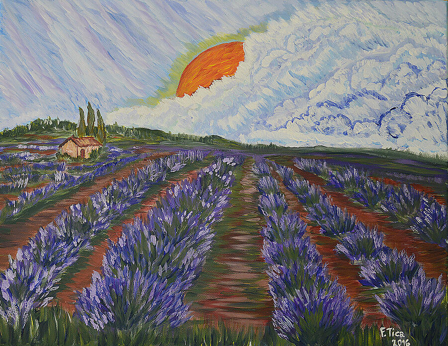 Lavender Dream Painting by Felicia Tica