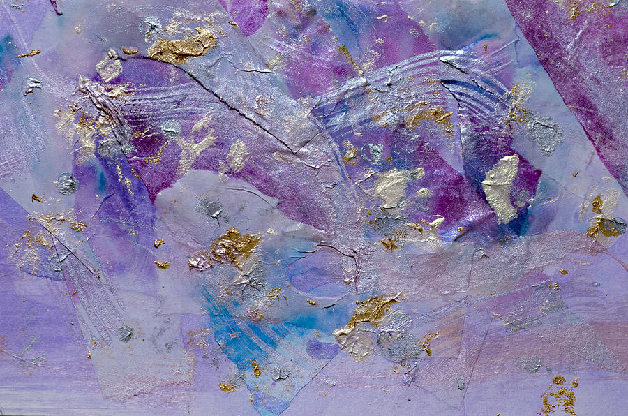 Gold Painting - Lavender Haze by Don Wright