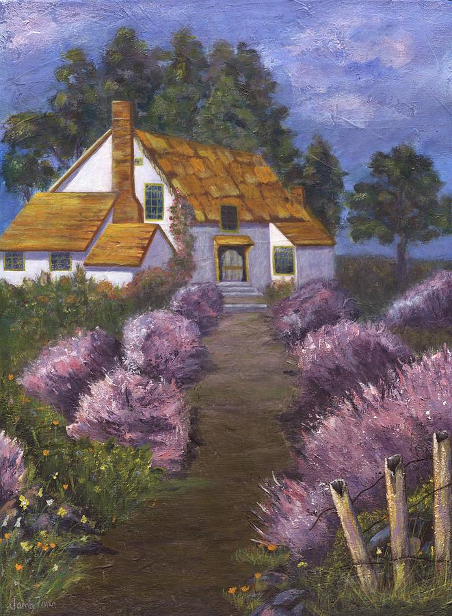 Summer Painting - Lavender House by Jamie Frier