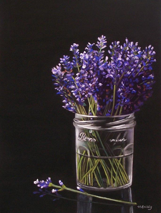 Lavender Jam Painting by Melanie Cossey