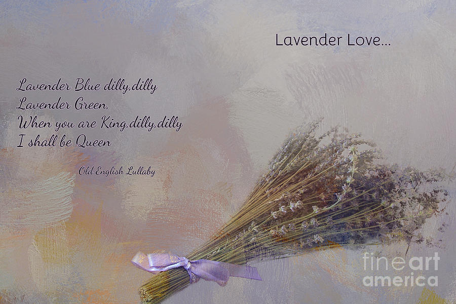 Lavender Love Mixed Media by Eva Lechner