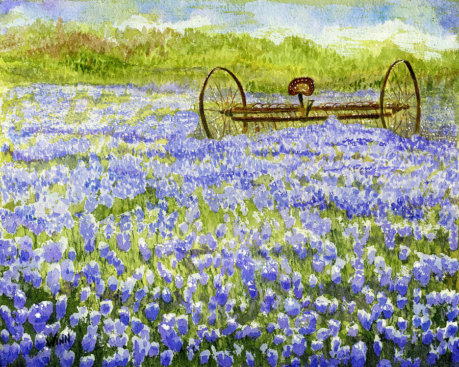 Lavender Paradise Painting by Brett Winn