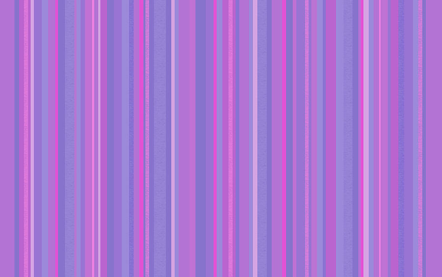 Lavender Pink Random Stripes Digital Art by Val Arie