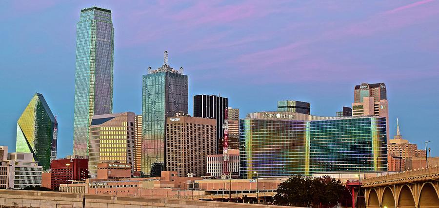Lavender Skies in Big D Photograph by Frozen in Time Fine Art Photography