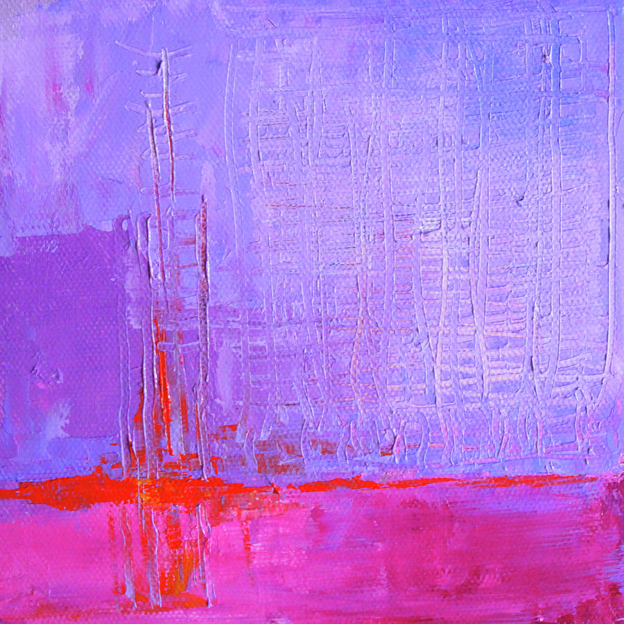 Lavender Sky Painting by Nancy Merkle