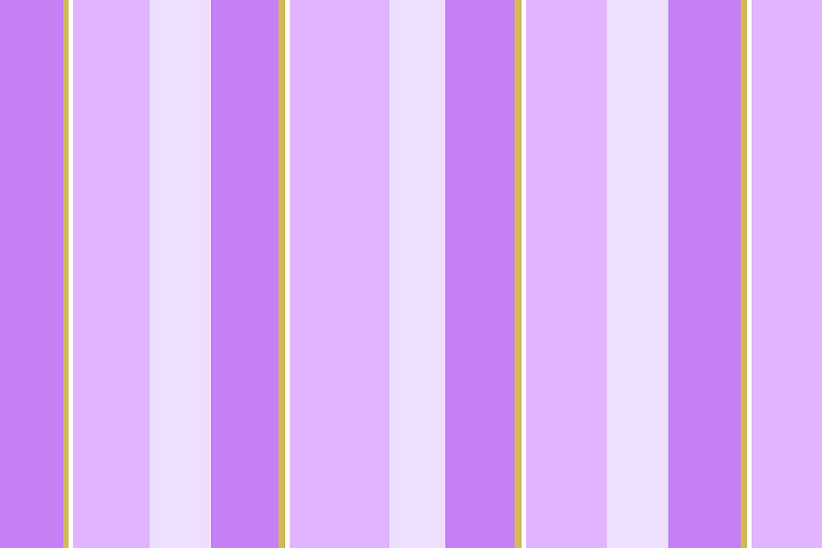Lavender Stripe Pattern Mixed Media by Christina Rollo