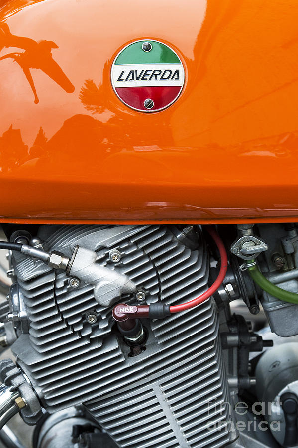 Motorcycle Photograph - Laverda SF 750cc by Tim Gainey