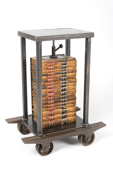 New Orleans Sculpture - Law Books Table by Benjamin Bullins