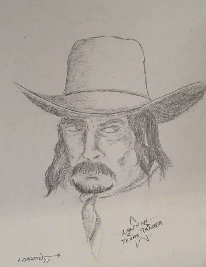 Lawman Texas Ranger Drawing by Dave Farrow