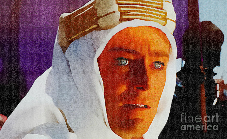 Lawrence Of Arabia - Peter O Toole Painting by Ian Gledhill
