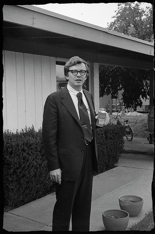 Lawyer with Can of Tab, 1971 Photograph by Jeremy Butler