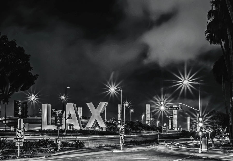Los Angeles Photograph - LAX Entry by April Reppucci