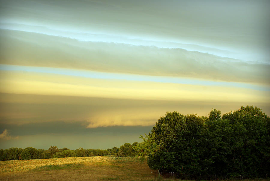 Layered Clouds Photograph by Cricket Hackmann