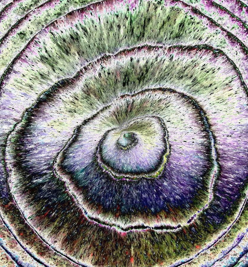 Mushroom Digital Art - Layered Mushroom by Will Borden