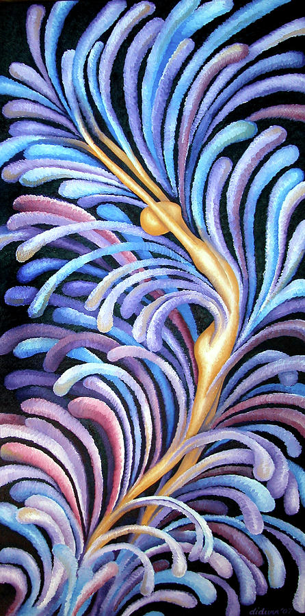 Splash Painting - Layers CIII by Diana Durr Splash Painting - Layers CIII by Diana Durr