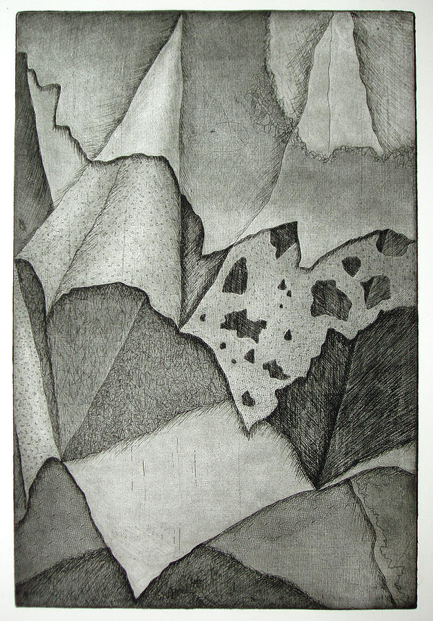 Layers Drawing by Nancy Mueller