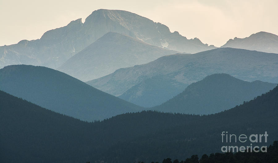 Layers Of Longs Peak Photograph by Greg Summers