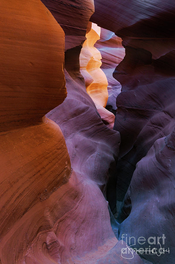Layers of the Heart, Antelope Canyon AZ Photograph by Joanne West