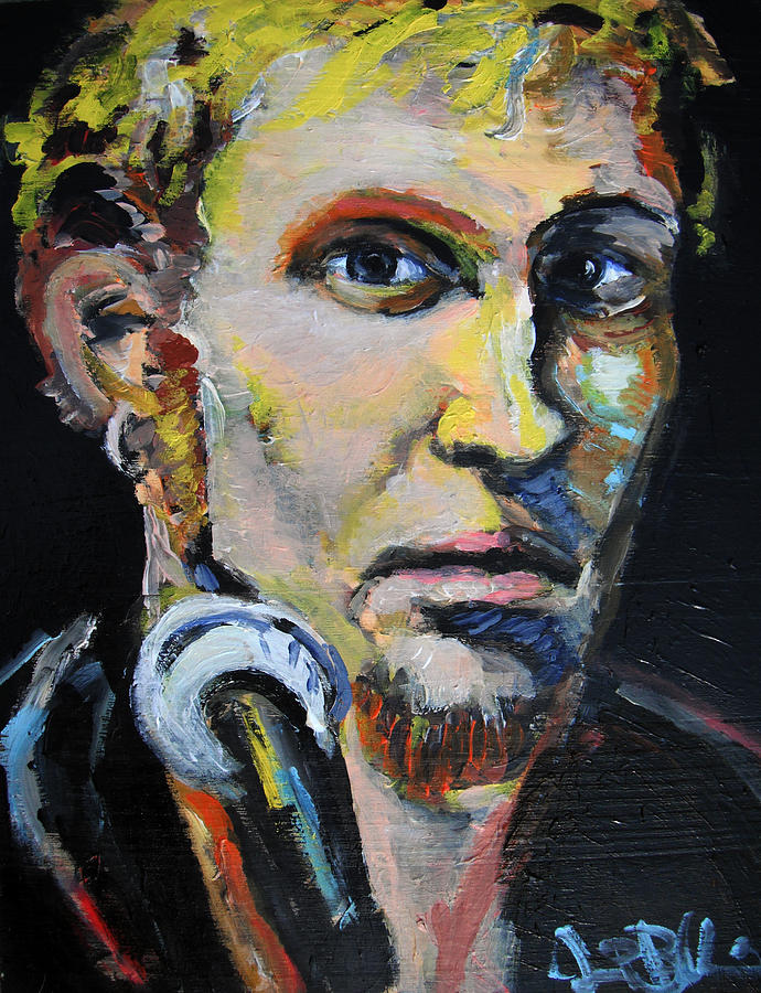 Johnny Cash Painting - Layne Staley by Jon Baldwin  Art