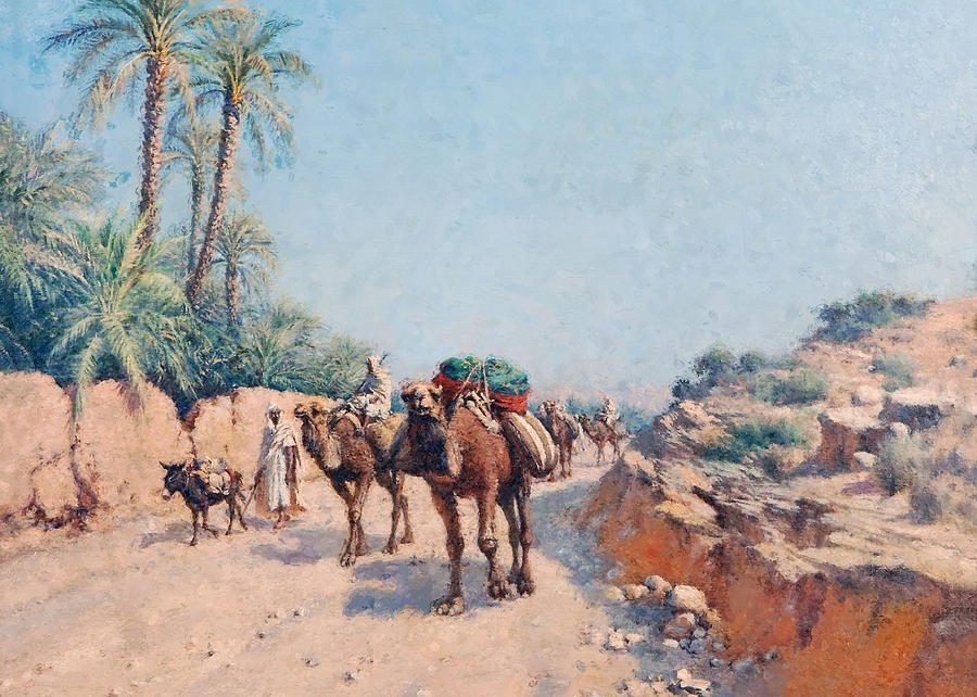 Lazerges 1901 Painting by Munir Alawi