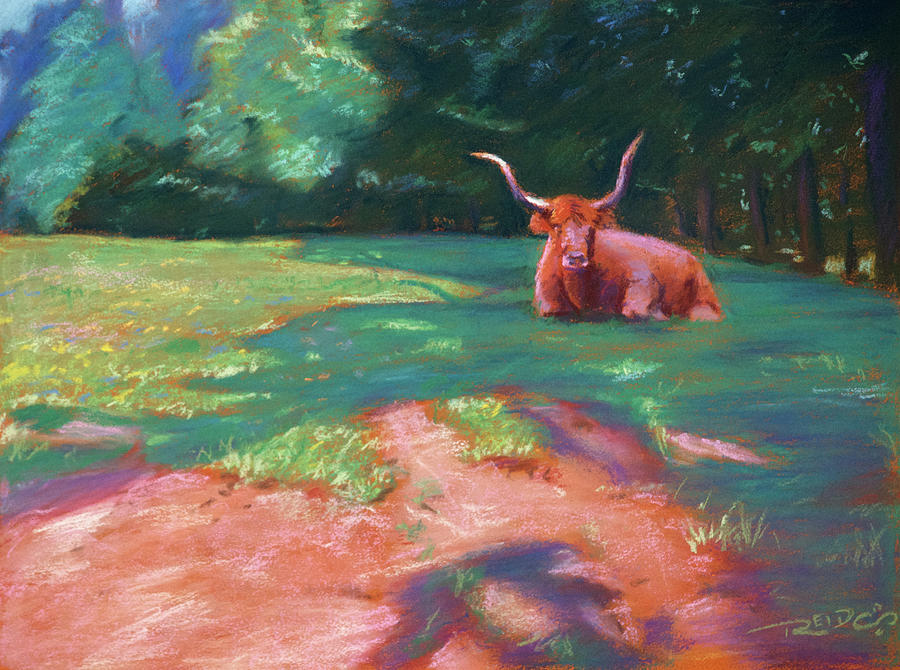 Lazy 5 Pastoral Painting by Christopher Reid