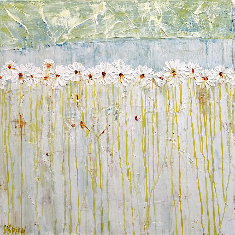 Lazy Daisy Days Painting by Diane Dean