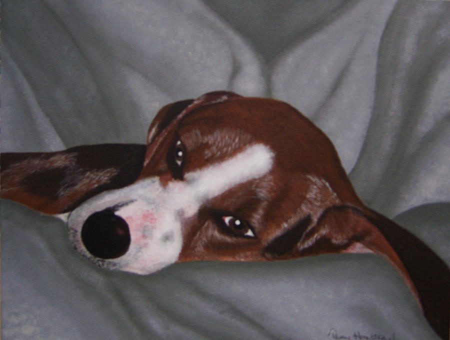 Lazy Daisy Painting by Terry Honstead