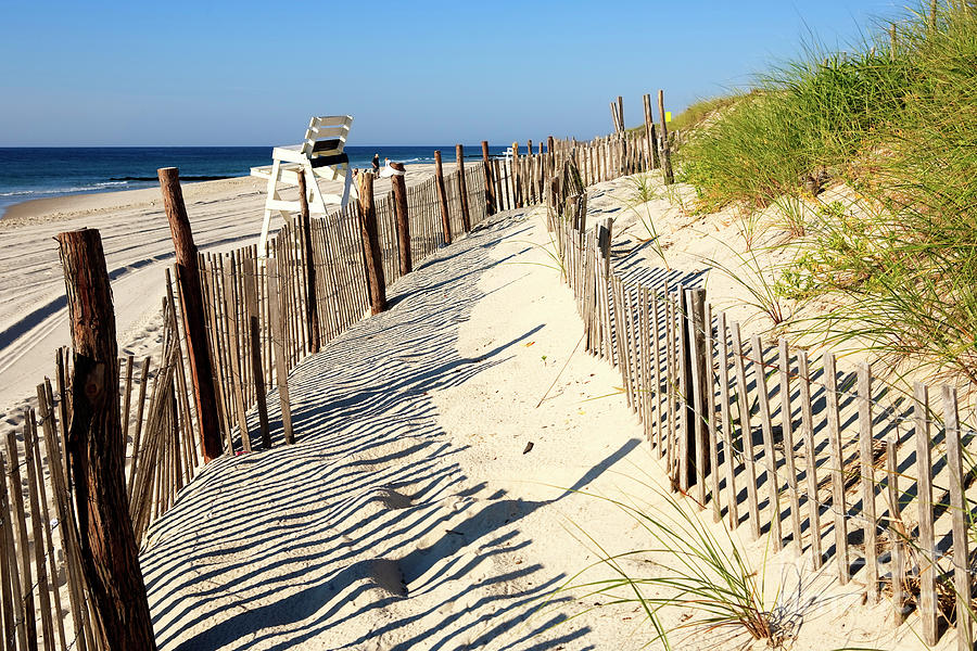 LBI Dunes in New Jersey Photograph by John Rizzuto