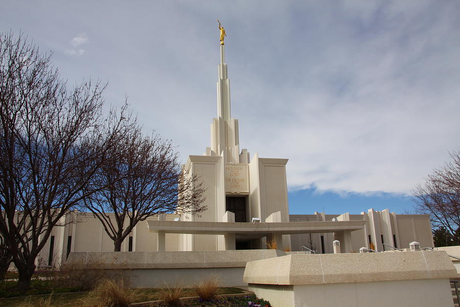 LDS Denver Temple Photograph by Cynthia Cox Cottam