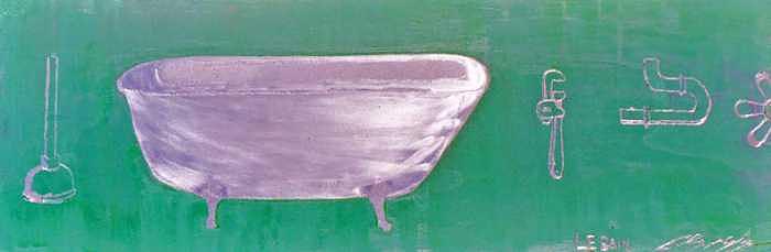 Woman Painting - Le Bain by Elizabeth Raggett Woman Painting - Le Bain by Elizabeth Raggett