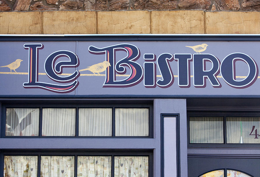 Le Bistro Photograph by Art Block Collections